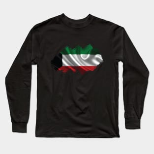 The Flag of Kuwait Long Sleeve T-Shirt